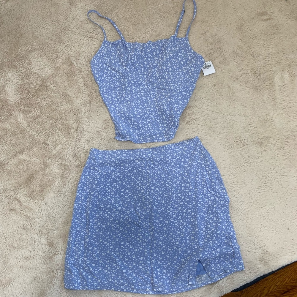Matching skirt set